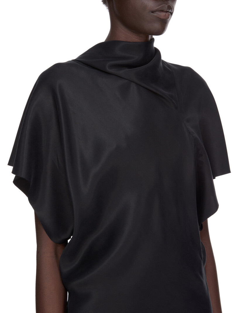draped one-shoulder midi dress 4