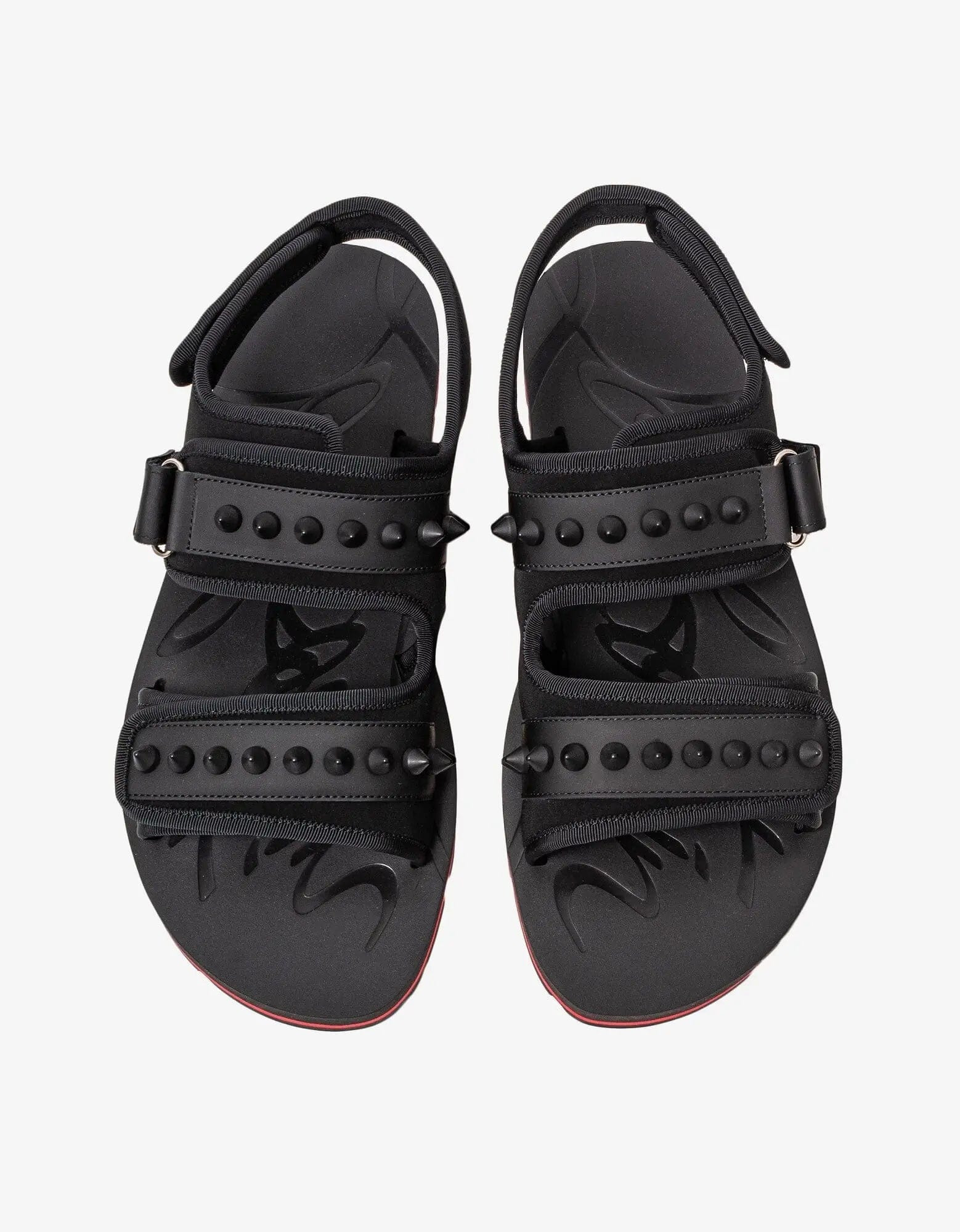 Christian Louboutin Siwa Flat Black Sandals - 6