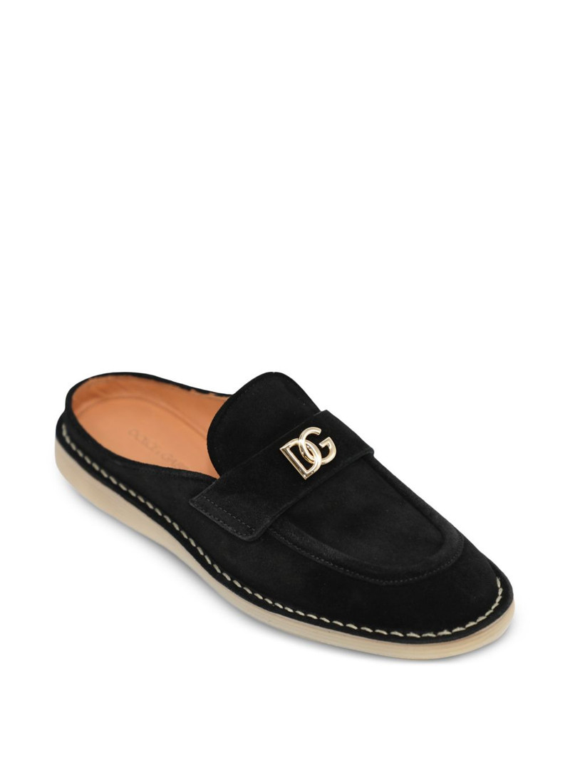 Dolce & Gabbana logo-plaque  mules outlook