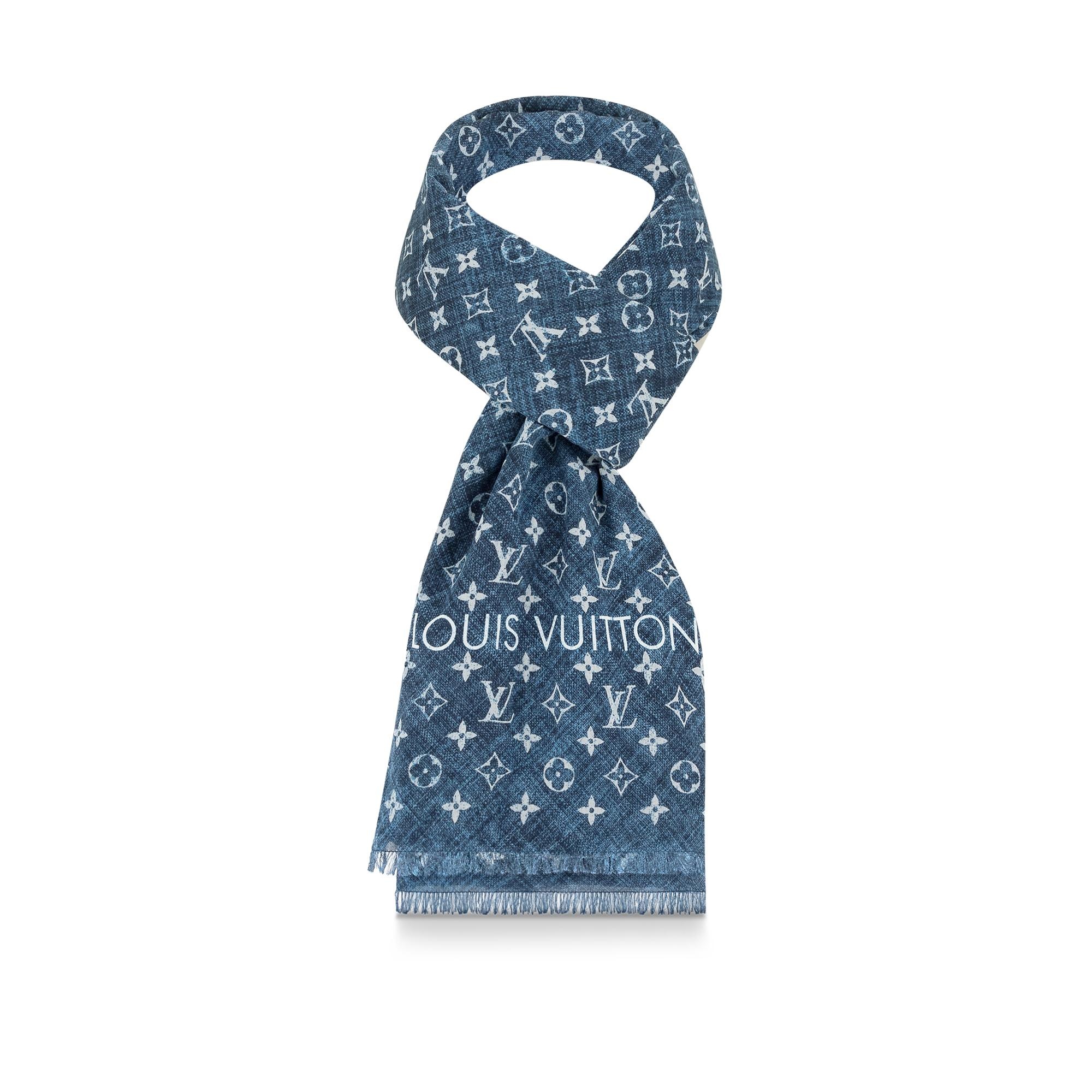 Monogram Denim Stole - 1