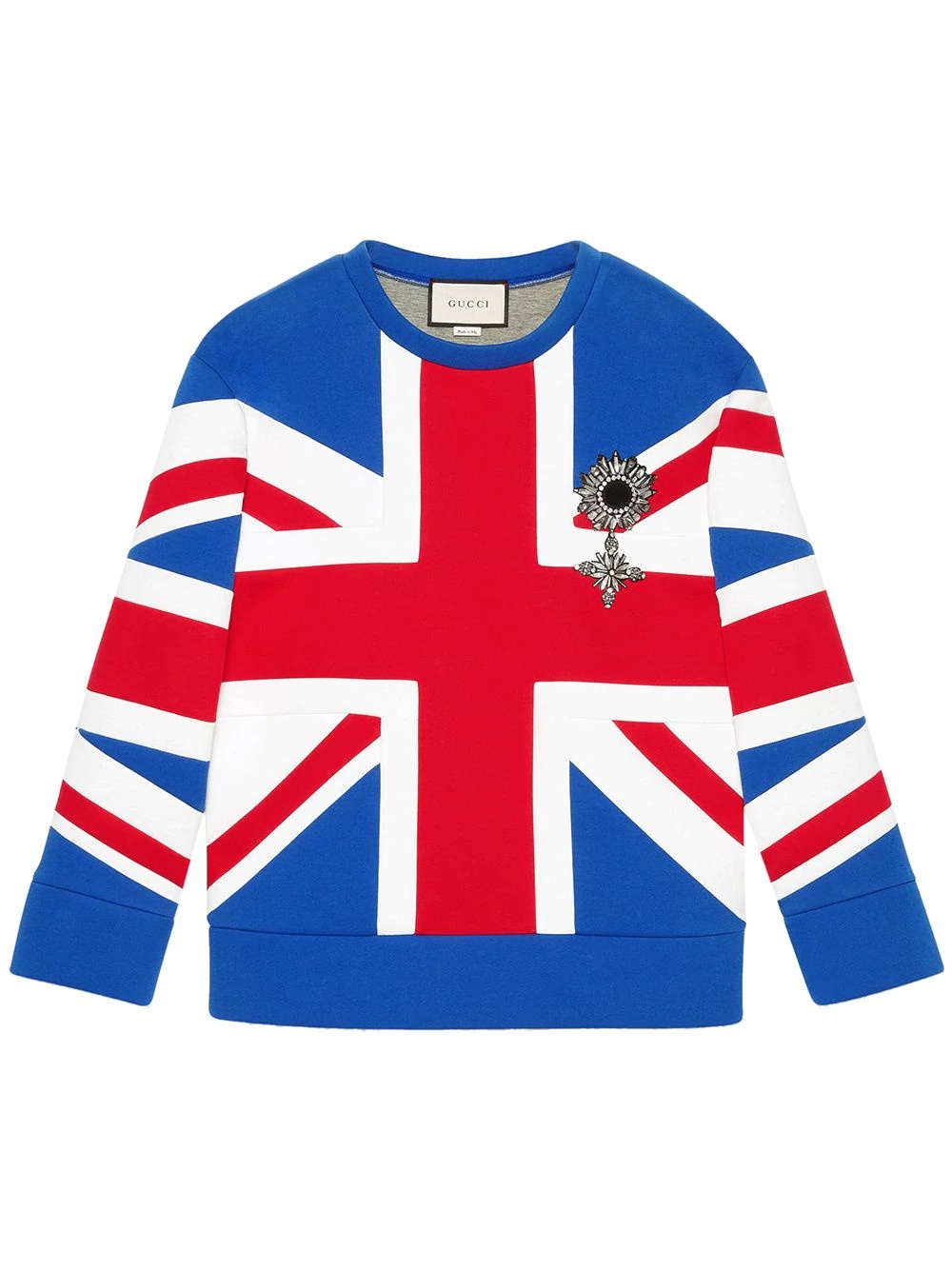 Union Jack jersey sweatshirt - 1