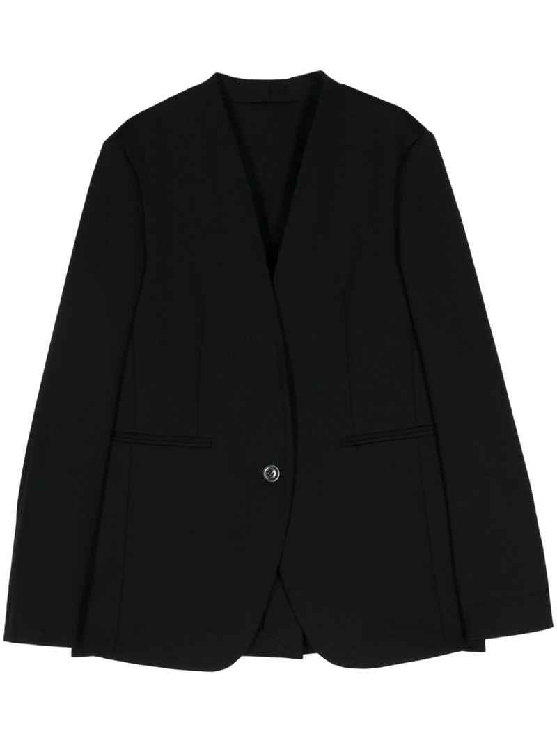 single-breasted scuba blazer 1
