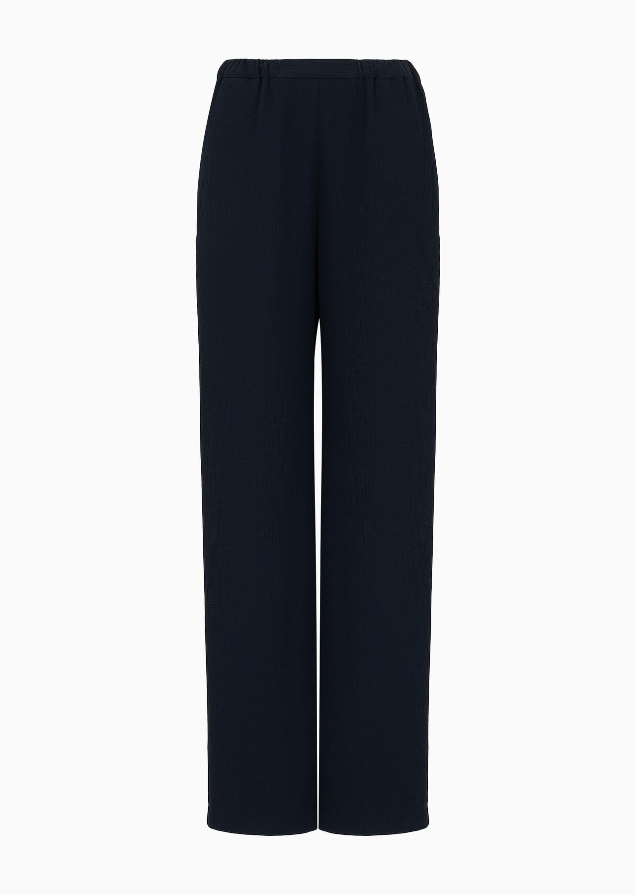 Technical seersucker trousers with darts - 1