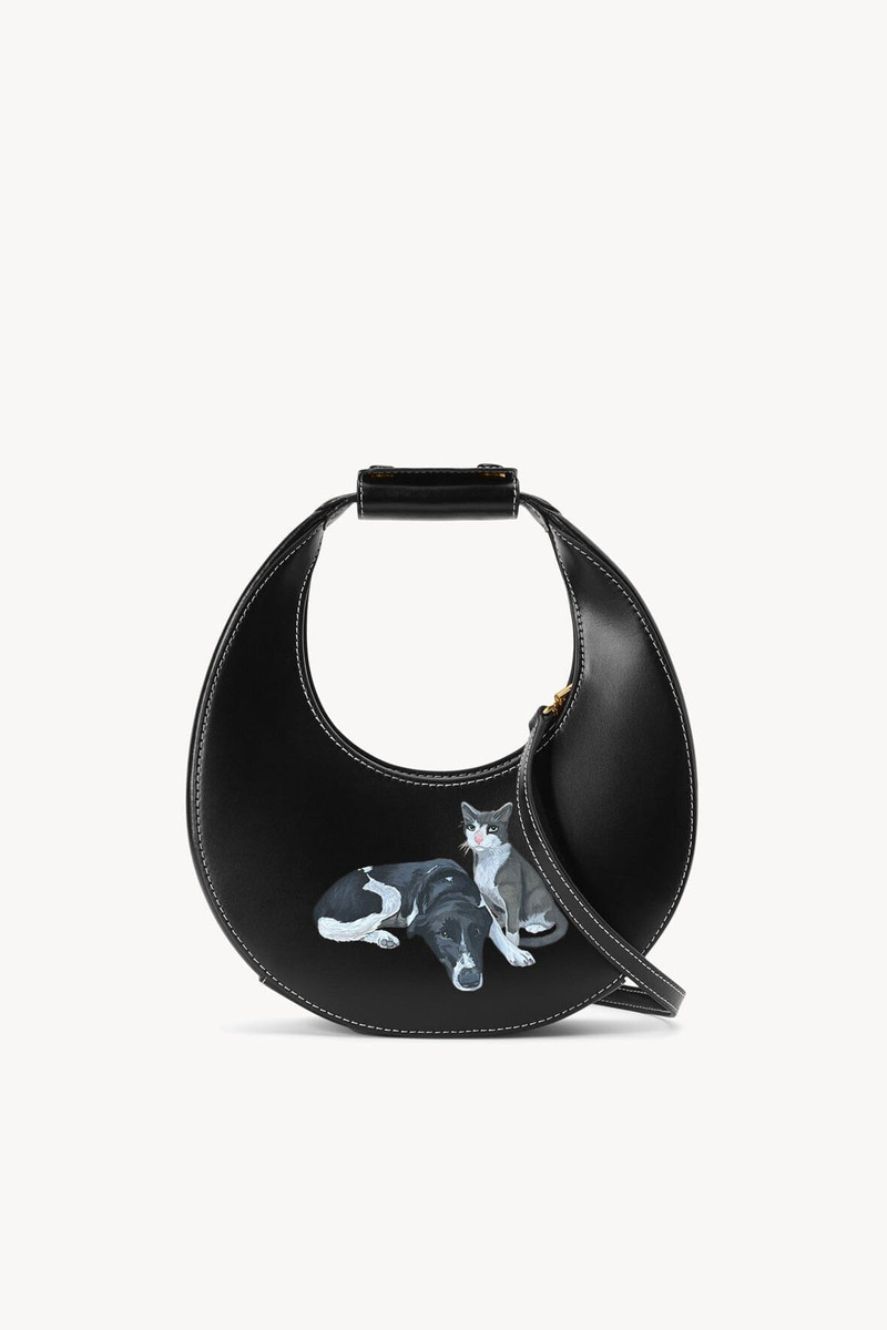 STAUD STAUD CUSTOM MINI MOON BAG | BLACK outlook