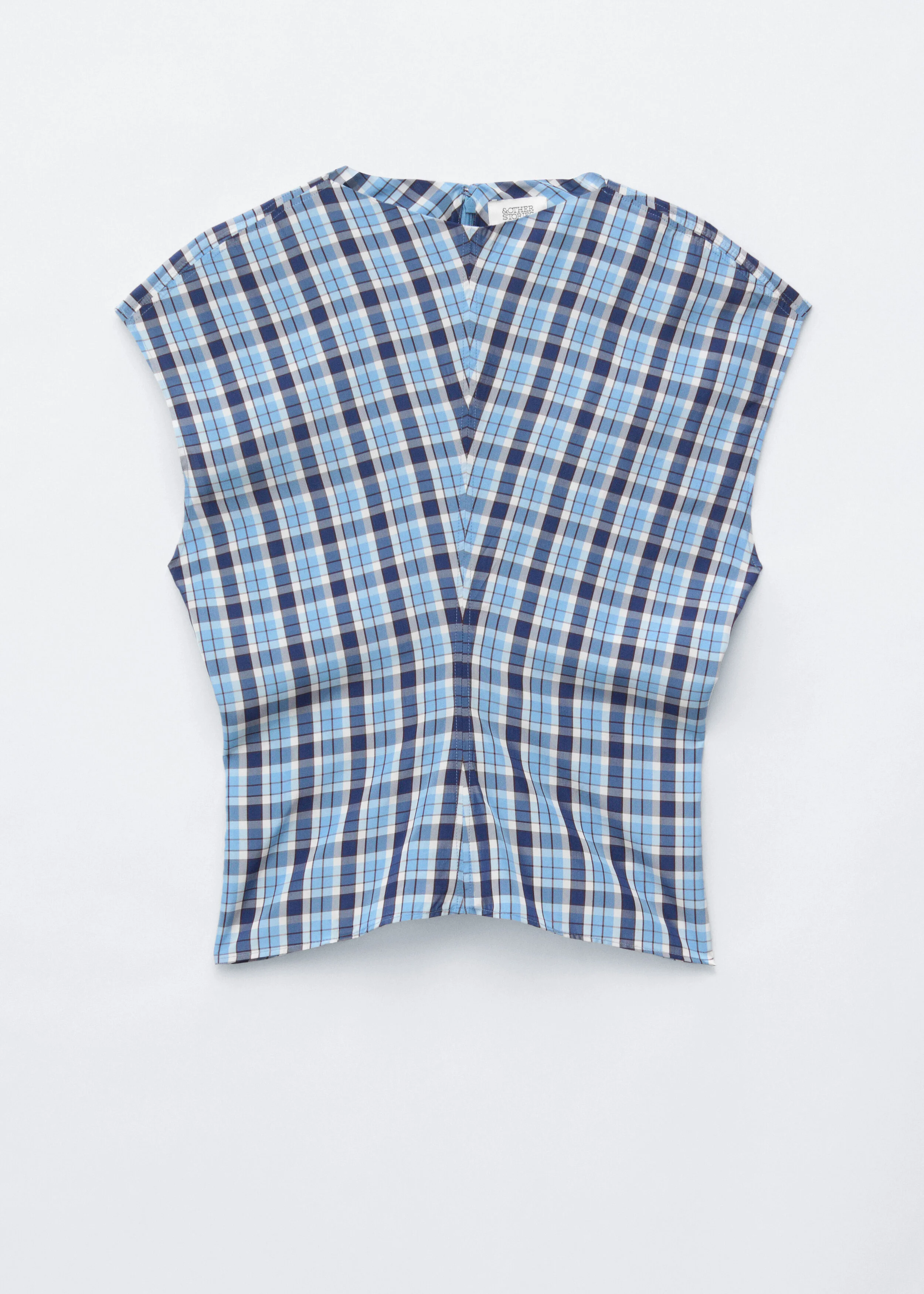 Funnel Neck Jacquard Top - 1