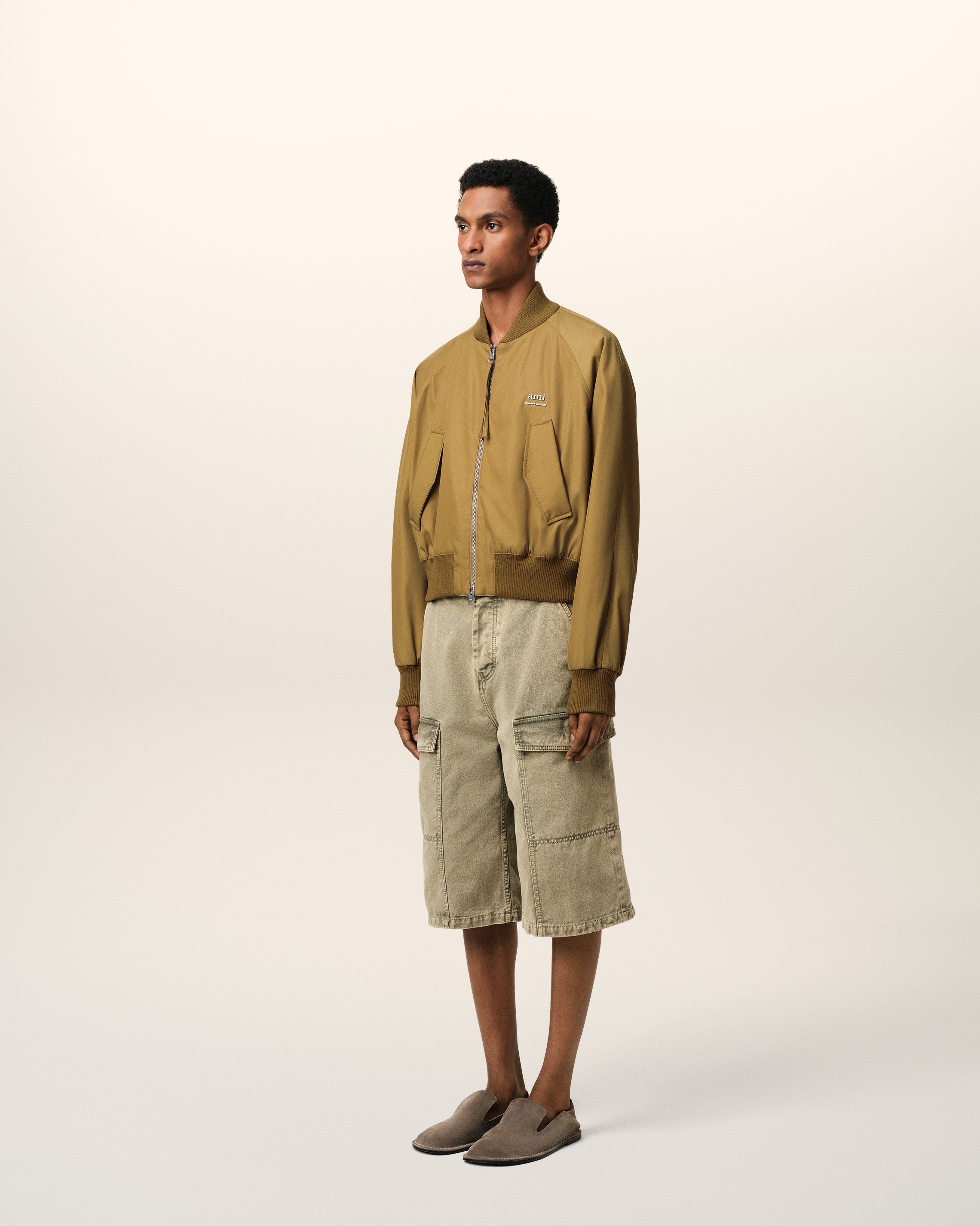 MUSTARD TWILL BOMBER - 6