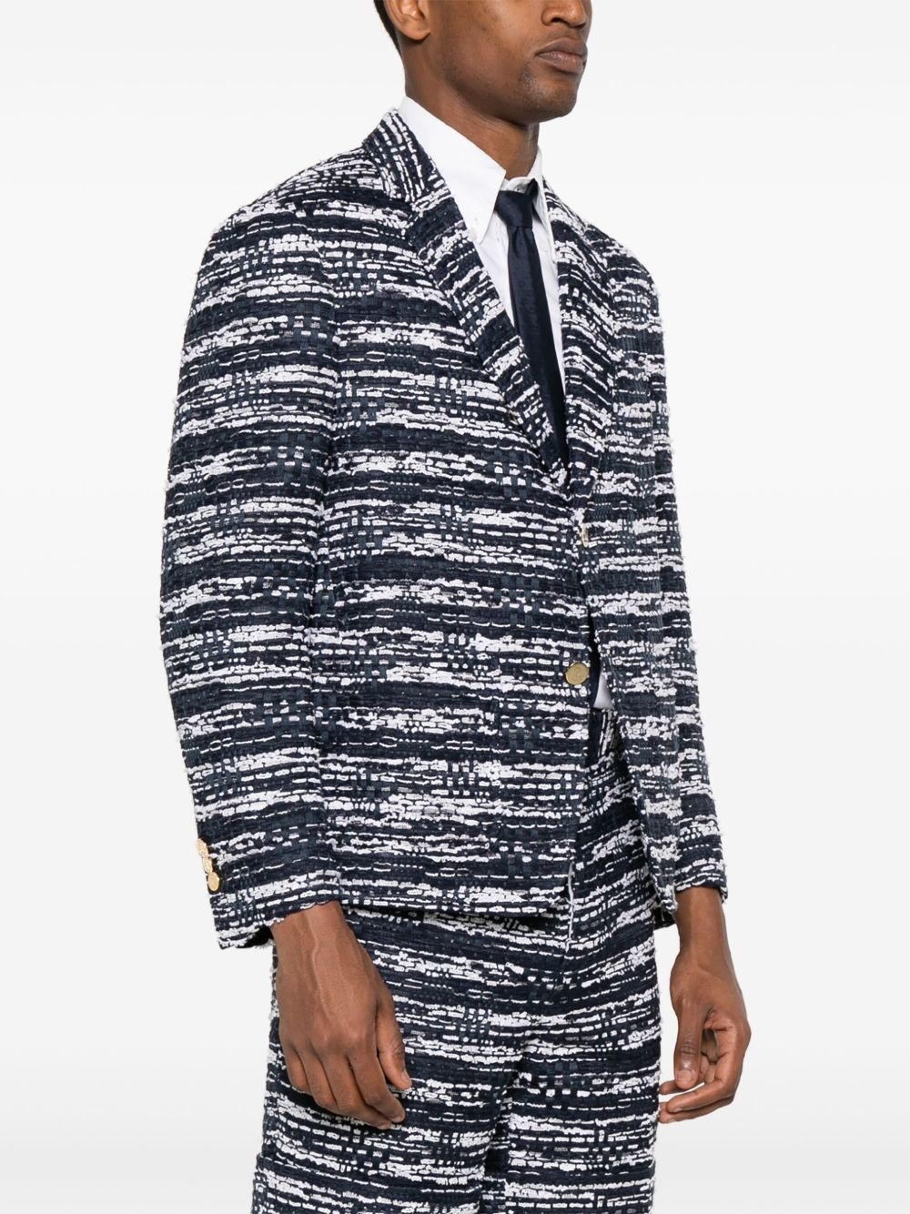 unconstructed tweed blazer - 3