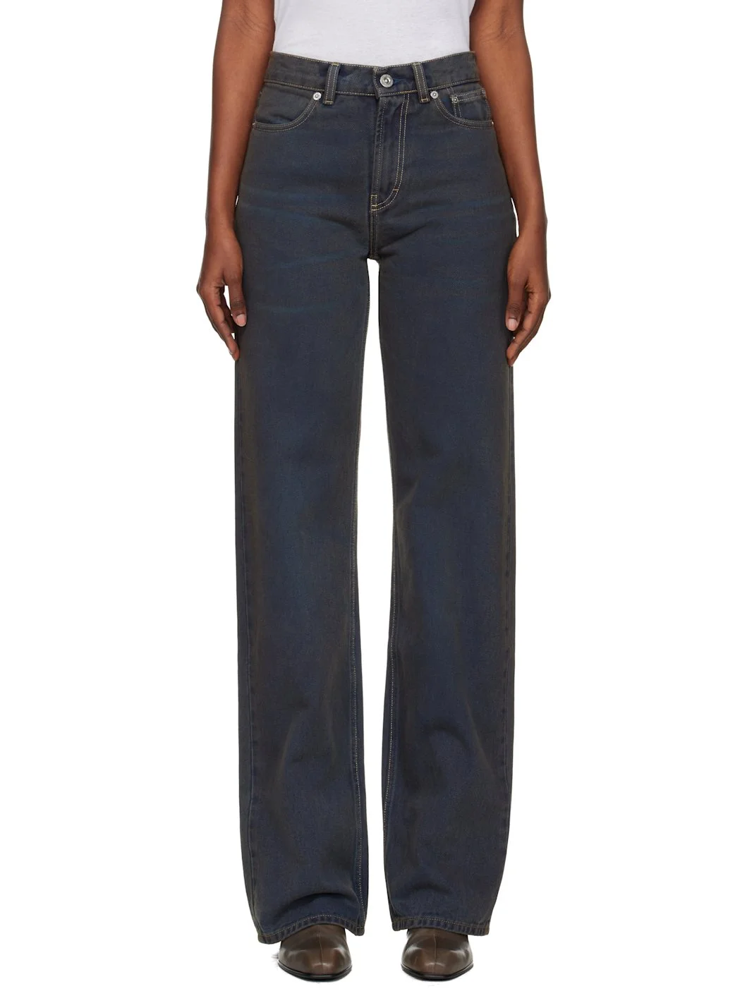 Blue Wata Cut Jeans - 1