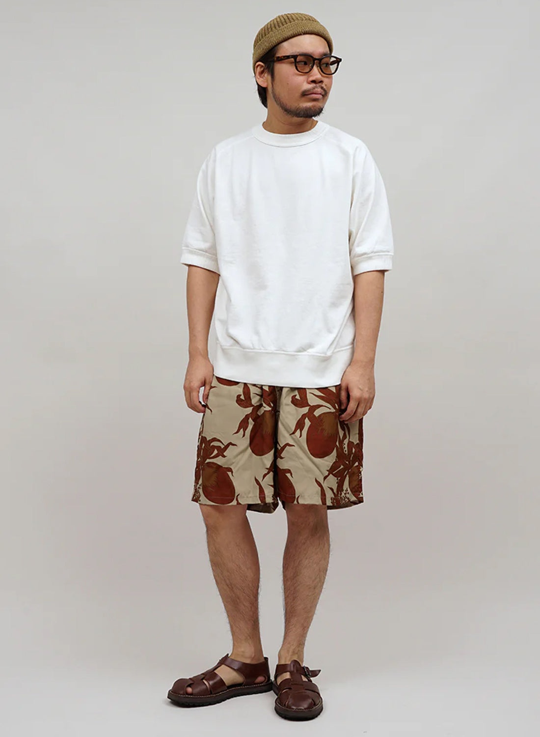 Utility Short Bihar Mango in Beige - 3