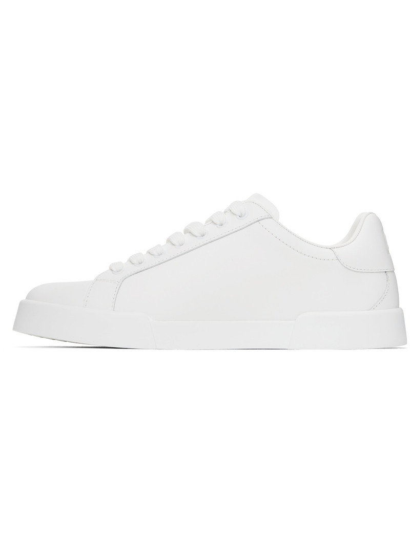 White Nappa Strobel Portofino Light Sneakers 3