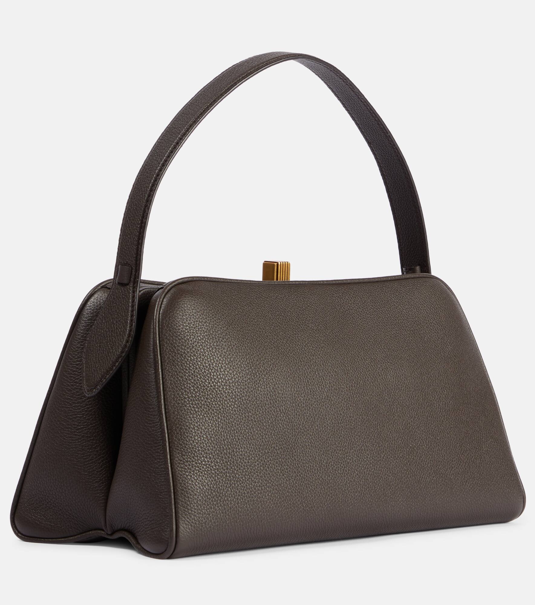 Cate leather tote bag - 4