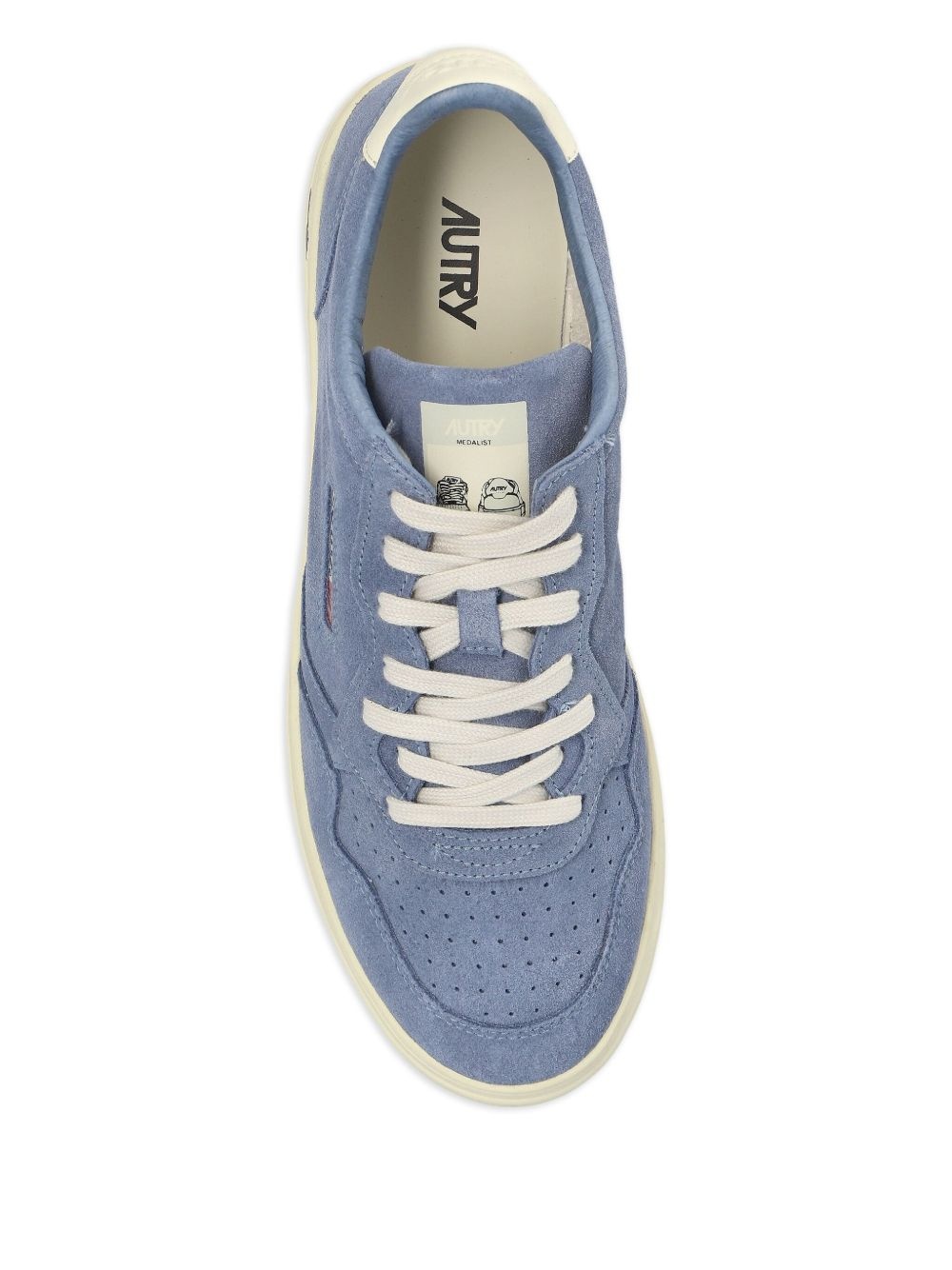 Medalist Low perforated suede sneakers - 4