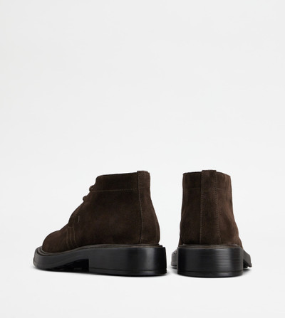 Tod's DESERT BOOTS IN SUEDE - BROWN outlook