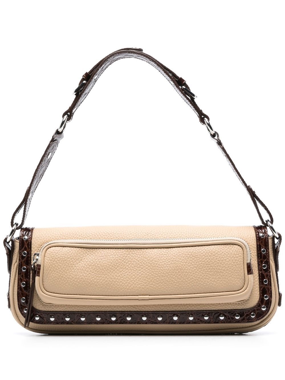 Maddy grained shoulder bag - 1