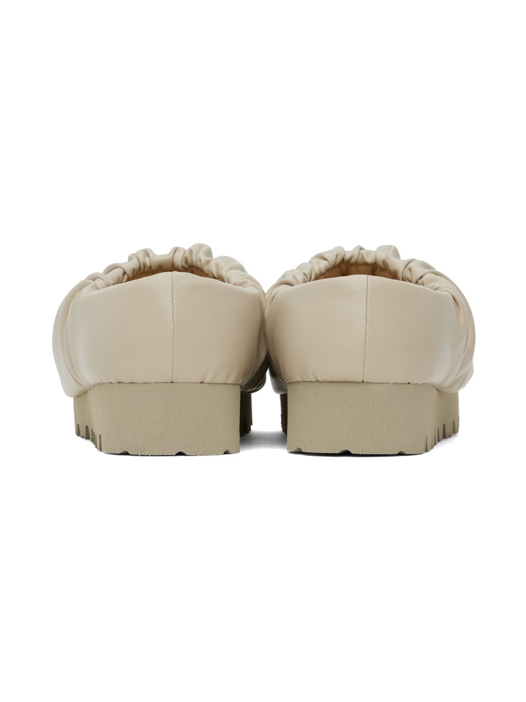 Beige Camp Low Slip-On Loafers - 2