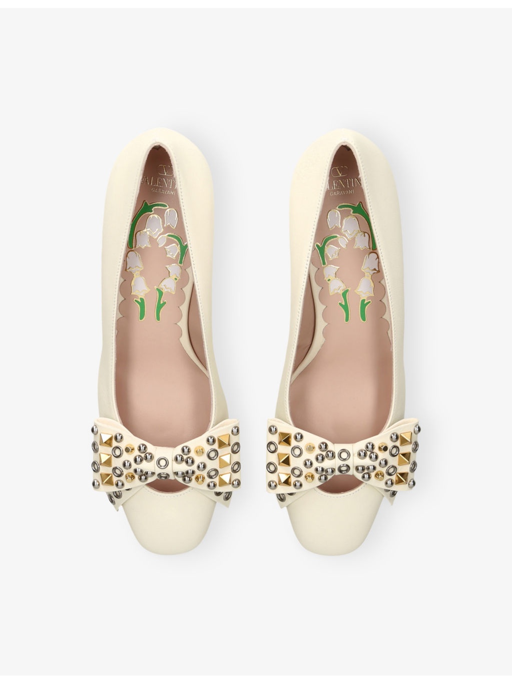Bowow Studded 45 Leather Pumps - 2