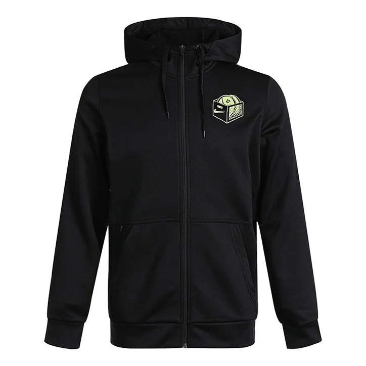 Nike Thrma Hd Fz Story Pack Printing Sports Hooded Jacket Black CZ2422-010 - 1
