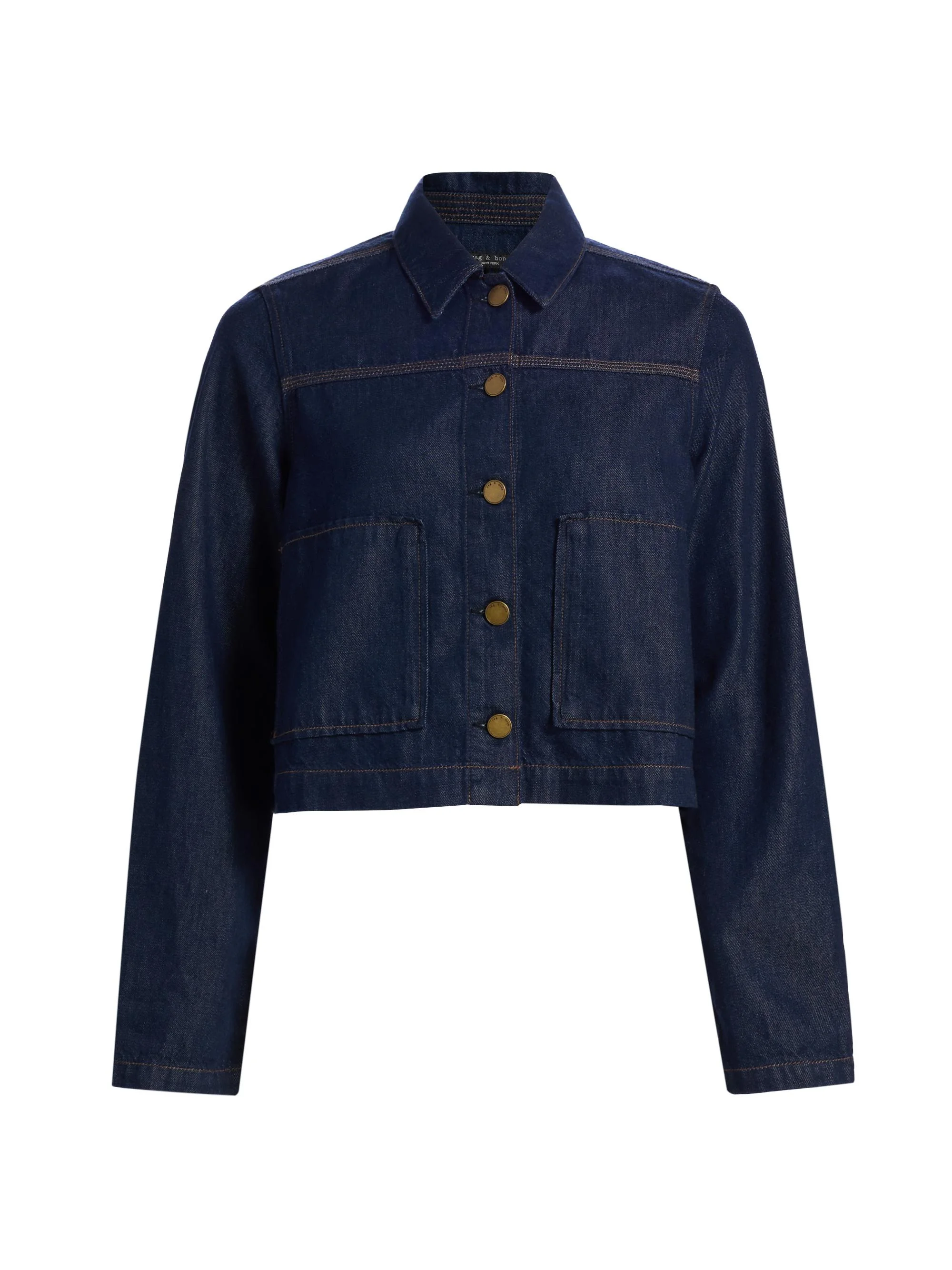 Women's Adrianna Denim Crop Jacket - Dusk Rinse - 1
