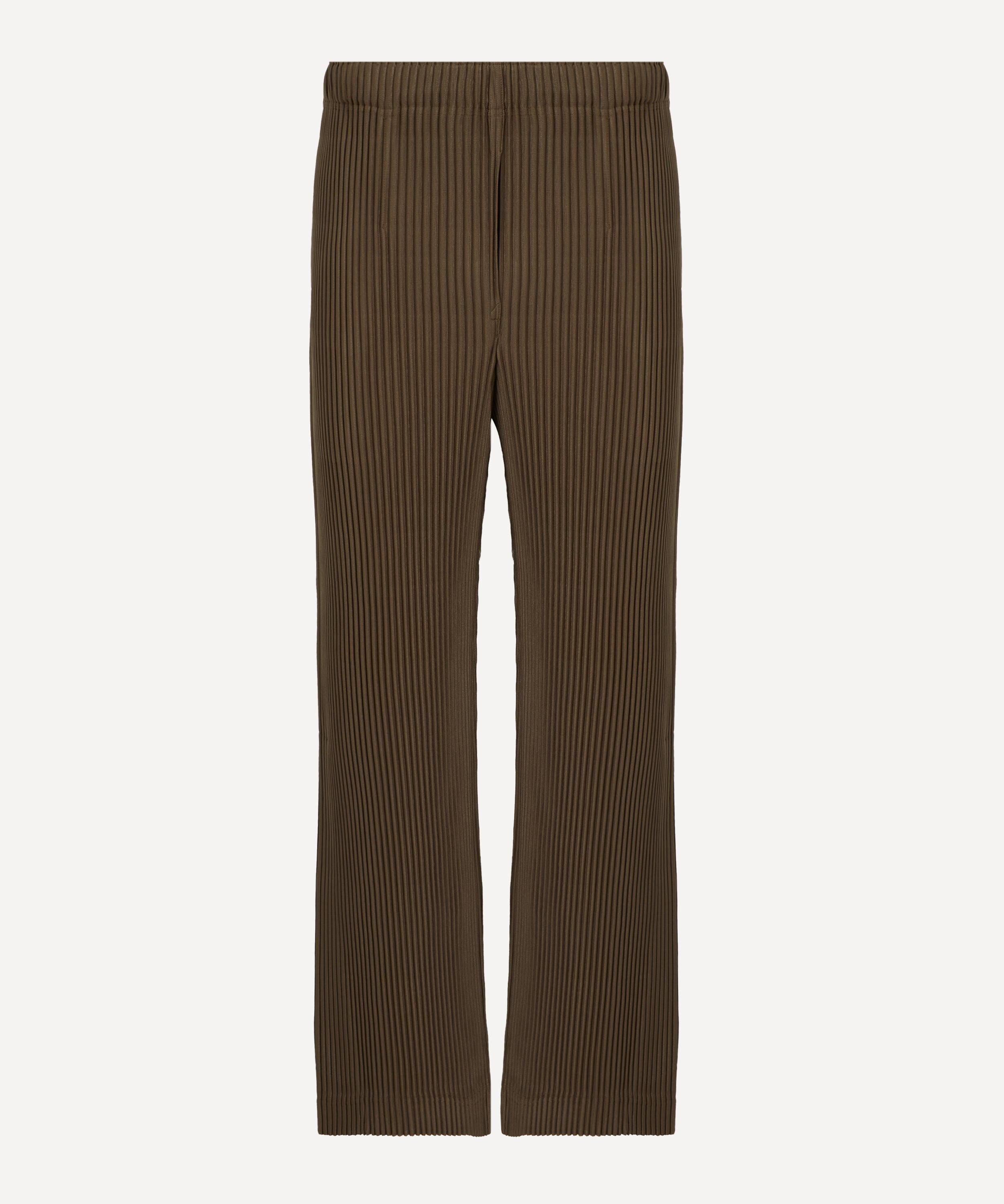 PLEATS BOTTOMS 3 Flared-Leg Trousers - 1