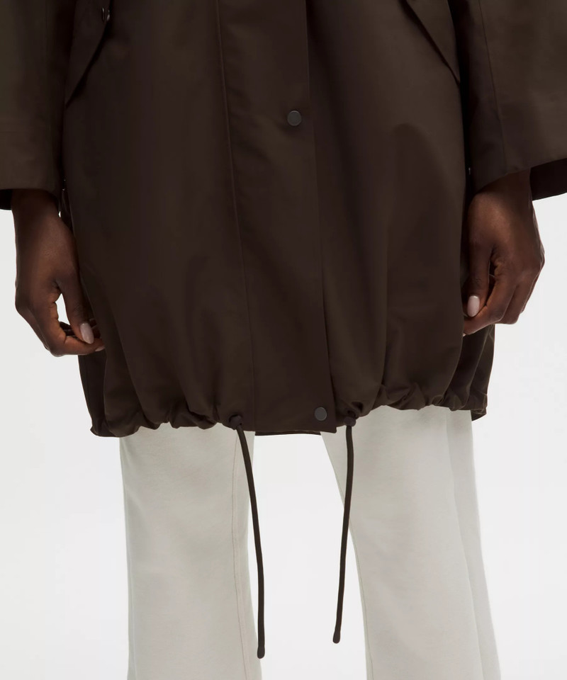 Oversized Cocoon Rain Coat 6