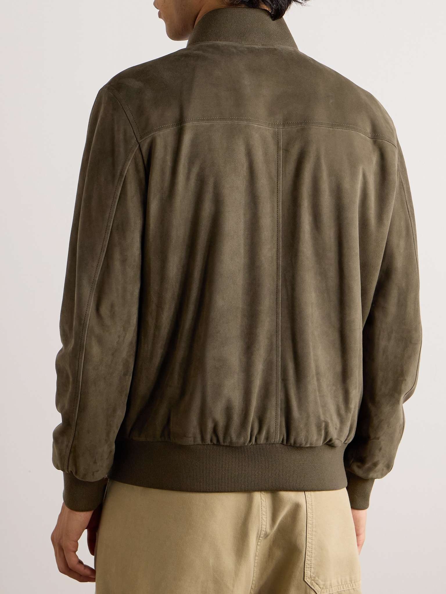 LP IVY Suede Bomber Jacket - 4