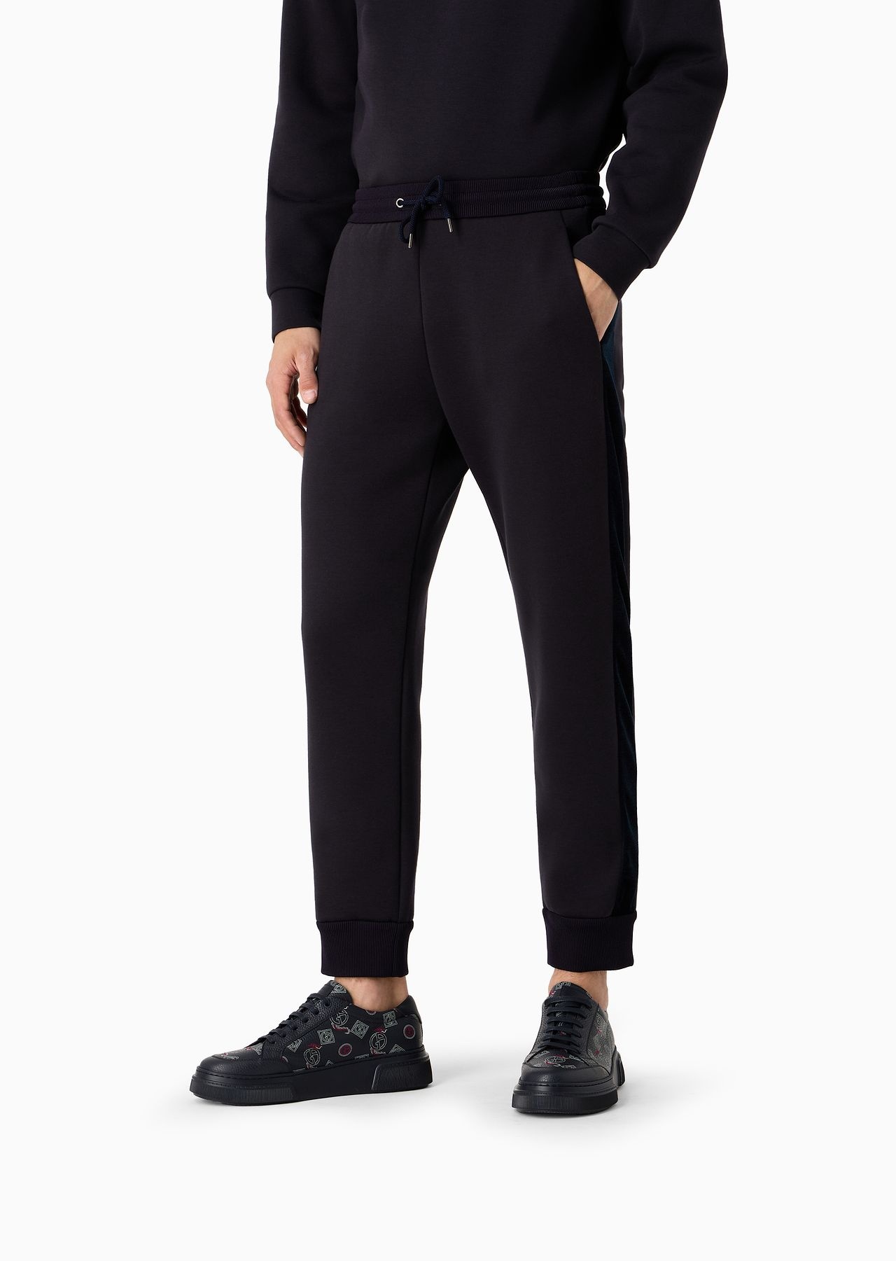 Joggers in double cotton jersey - 2