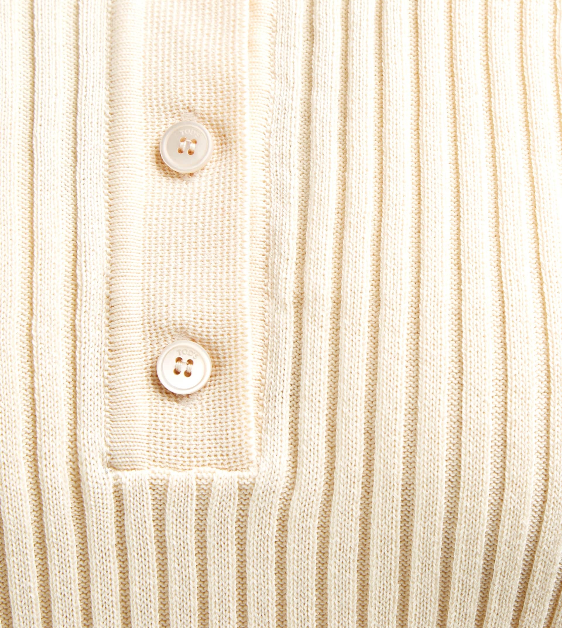 POLO SHIRT IN KNIT - WHITE - 10