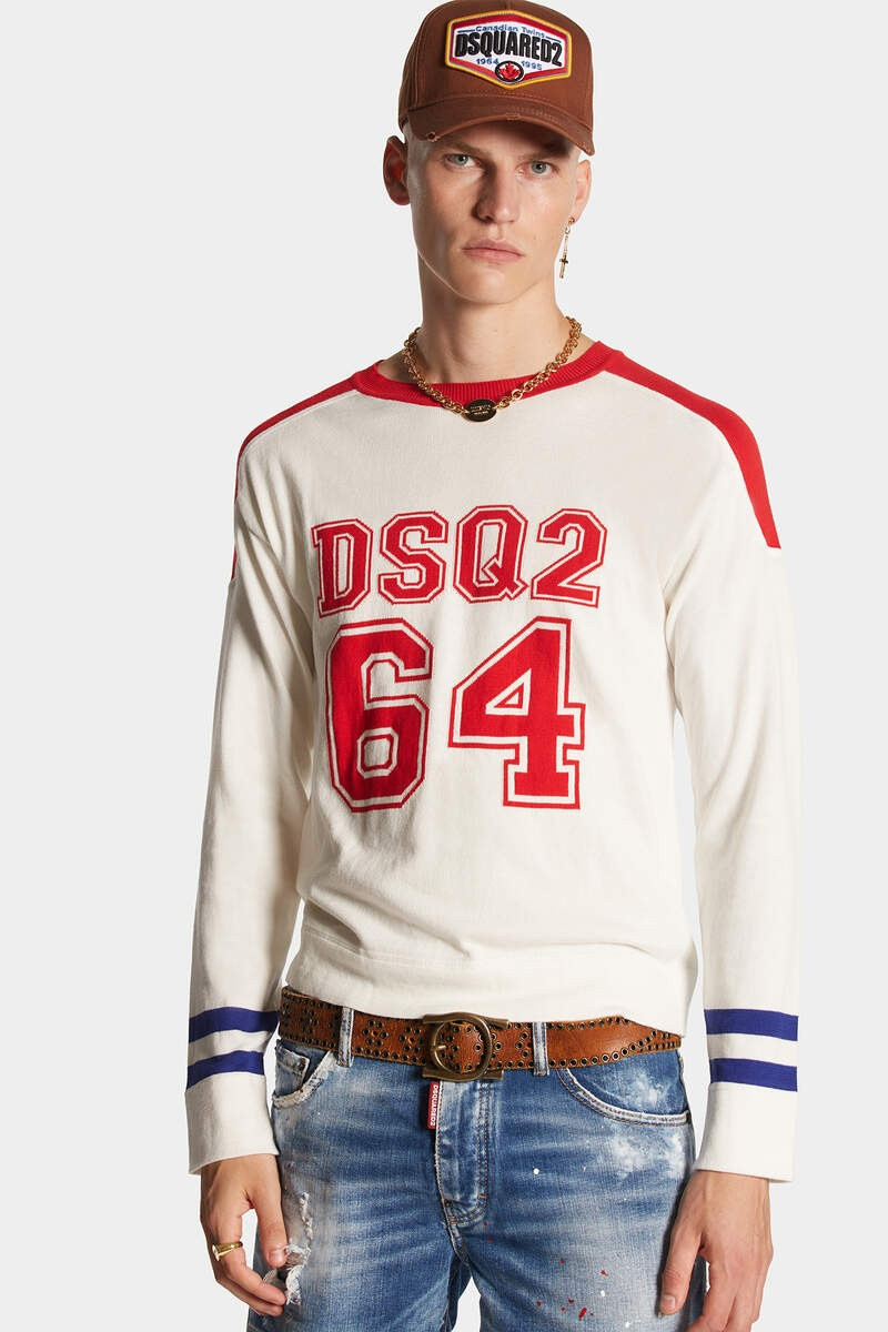 DSQ2 64 KNIT CREWNECK PULLOVER 3