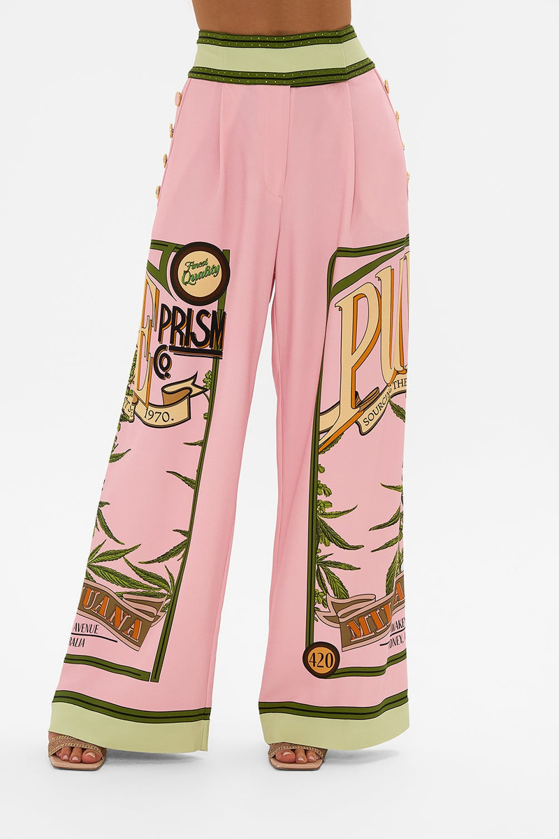 WIDE LEG PANT WITH BUTTONS 5