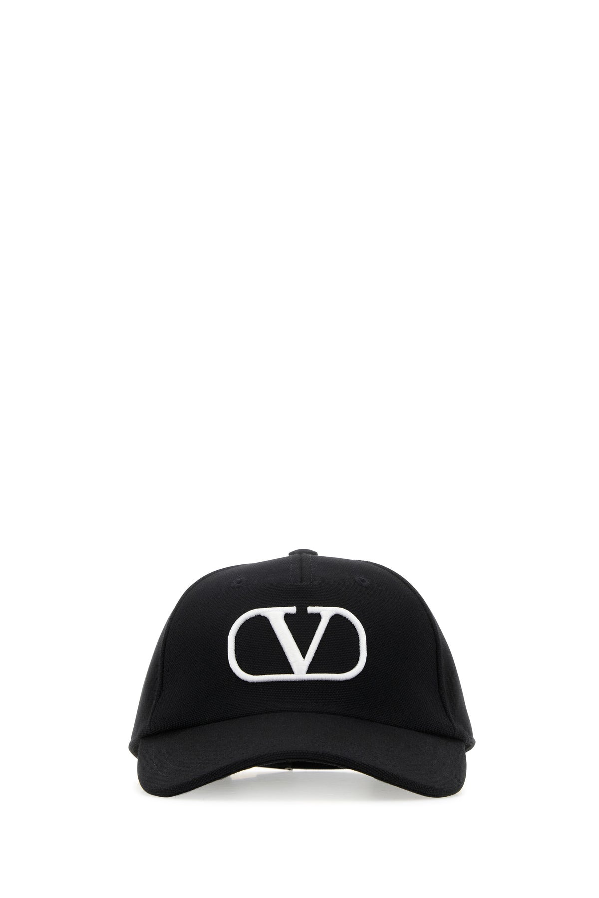 Black cotton baseball cap - 1