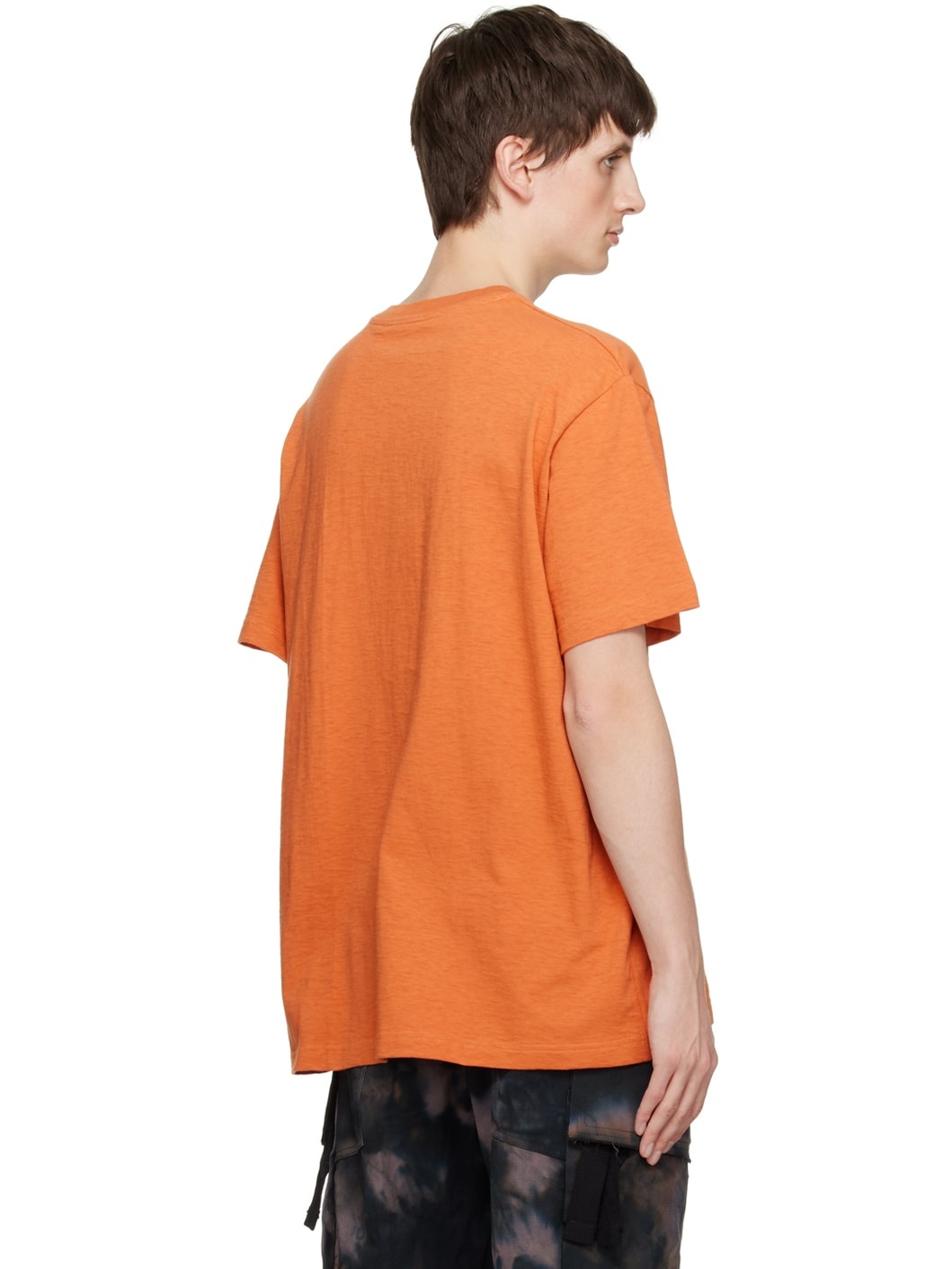 Orange Printed T-Shirt - 3