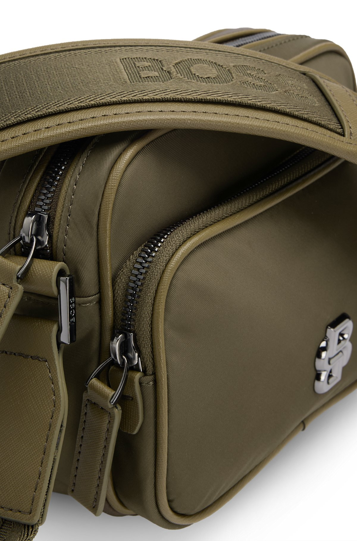 BOSS SELECTED BY SHOHEI OHTANI CROSSBODY BAG WITH DOUBLE B MONOGRAM - 5