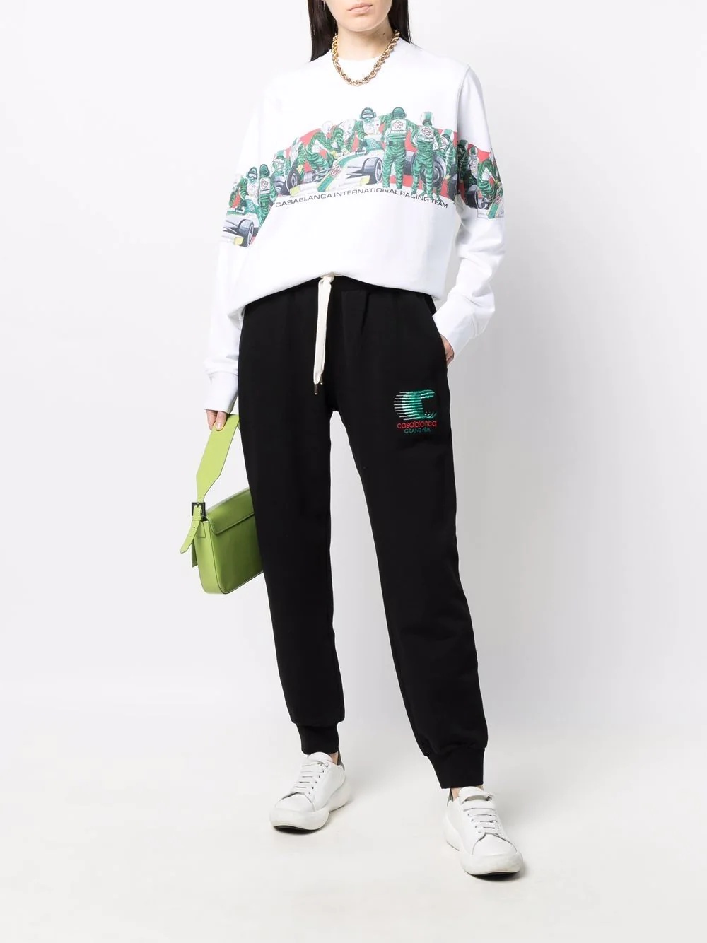 graphic-print long-sleeve sweatshirt - 2