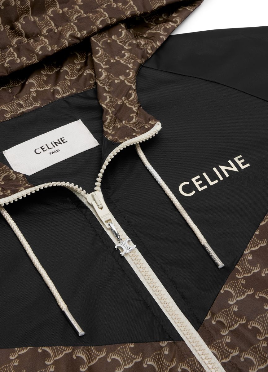CELINE 関税込 blouson jacket in monogram nylon CELINE BLOUSON JACKET IN MONOGRAM NYLON - | CELINE
