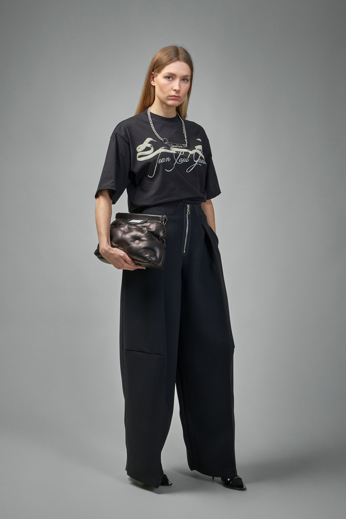 Cotton Oversized T-Shirt Printed ''Tattoo'' - 2