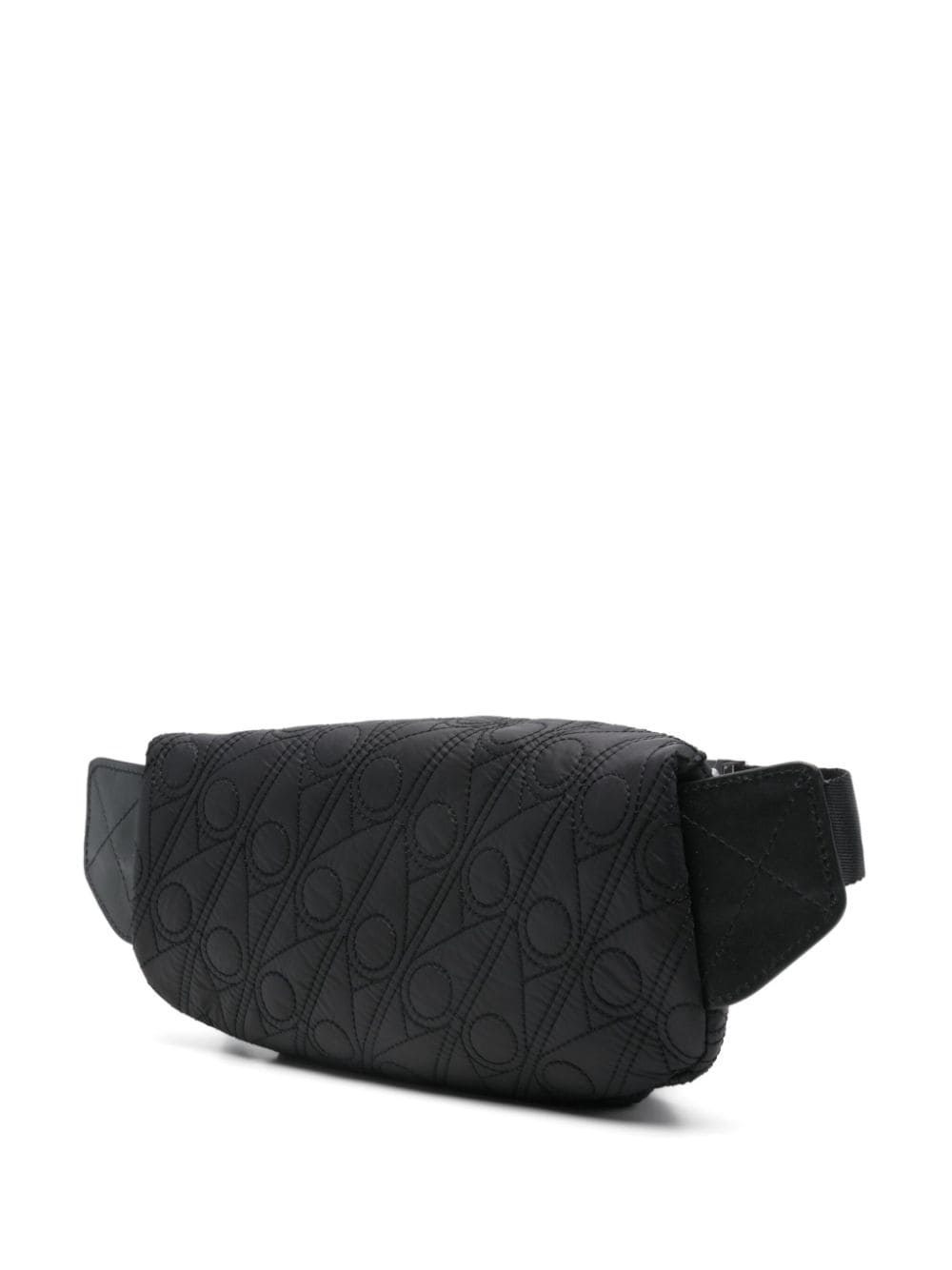 quilted-logo belt bag - 3