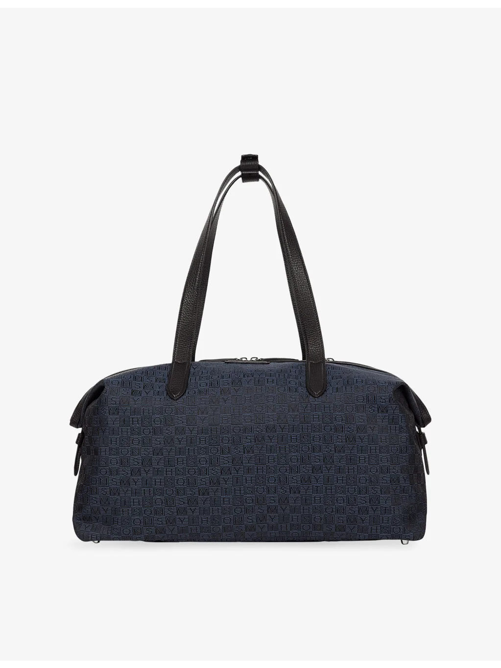 Monogram-Stamp Small Canvas Travel Bag - 1