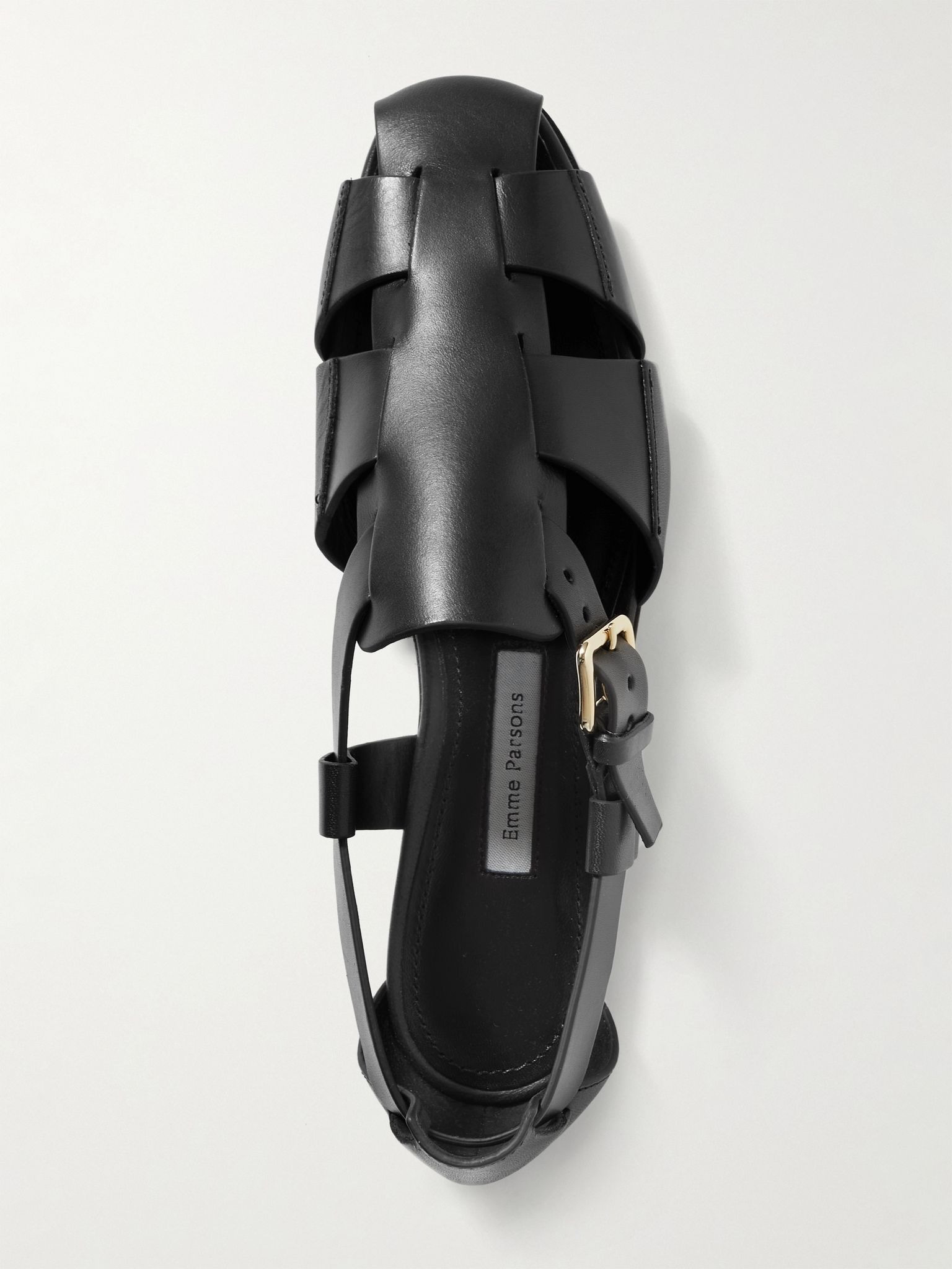 Ernest leather sandals Black - 5