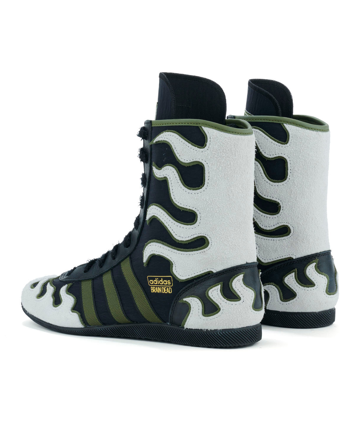 Brain Dead x adidas Japan Hi - Black/Green - 5
