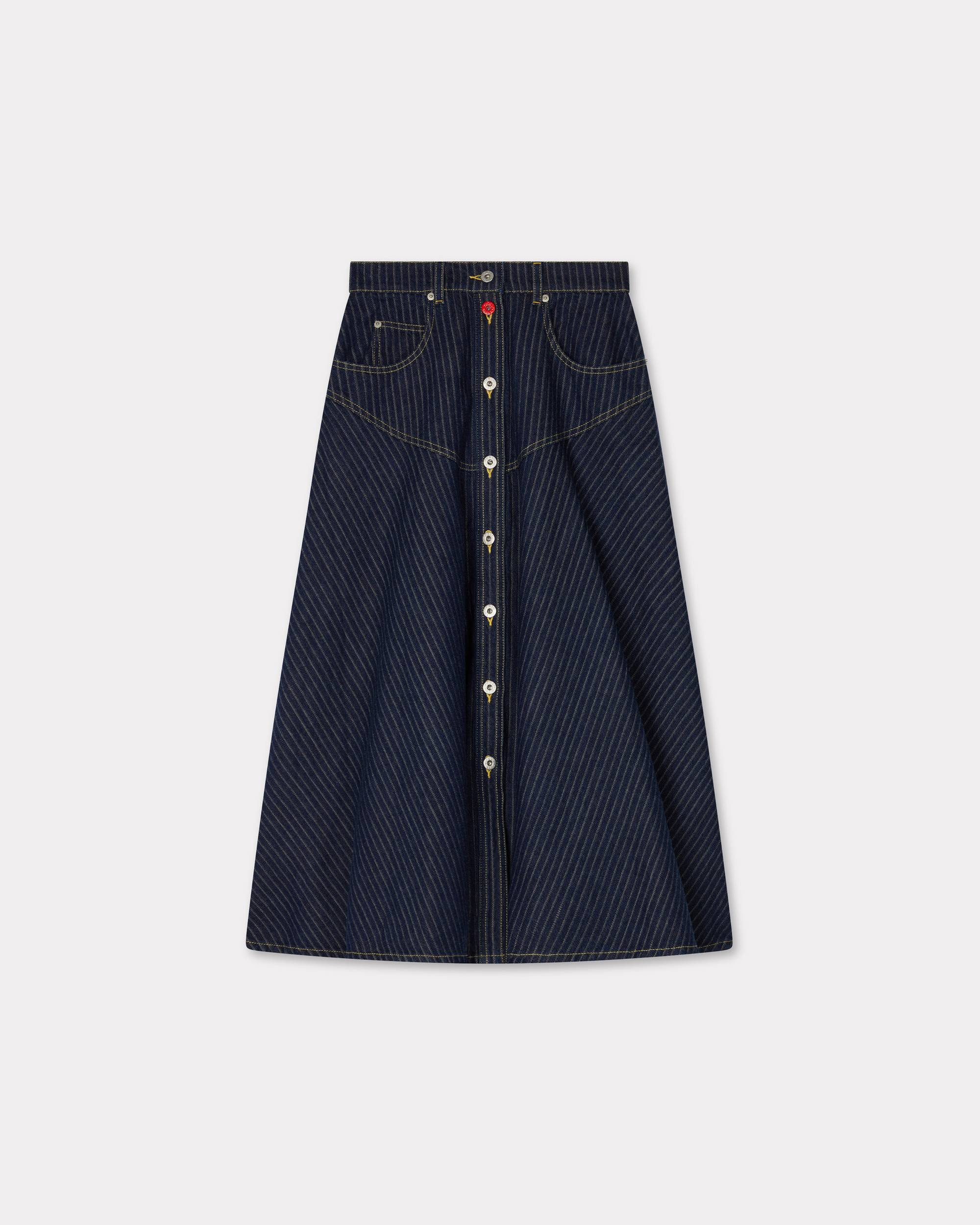 Long skirt in japanese denim - 1
