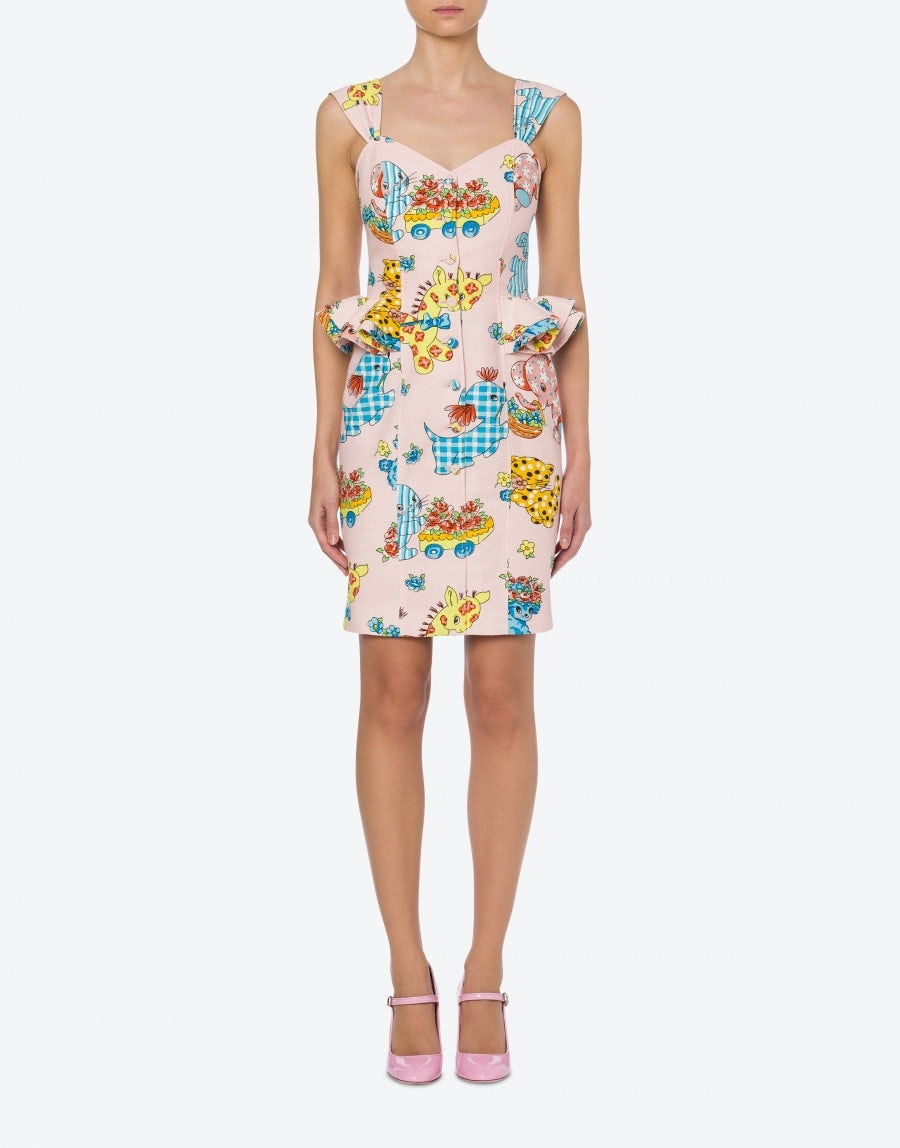 CALICO ANIMALS PIQUET DRESS - 2