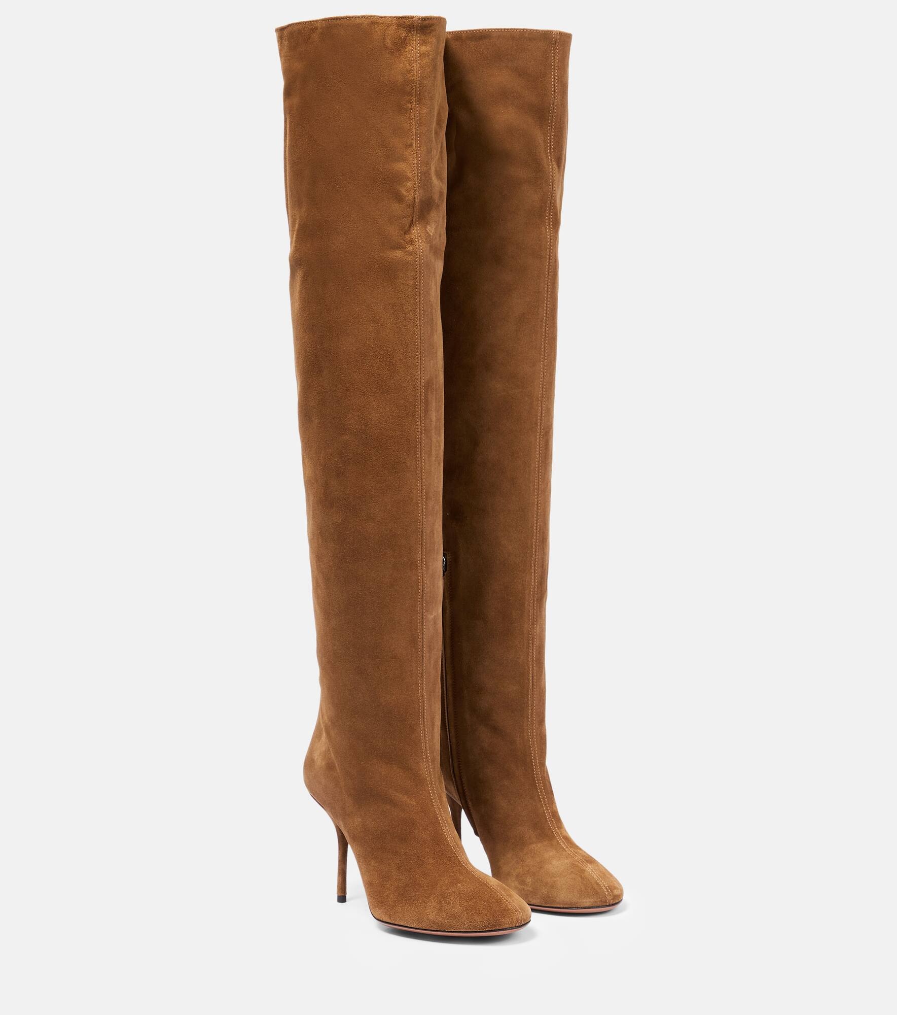 Fluide 90 suede boots - 1