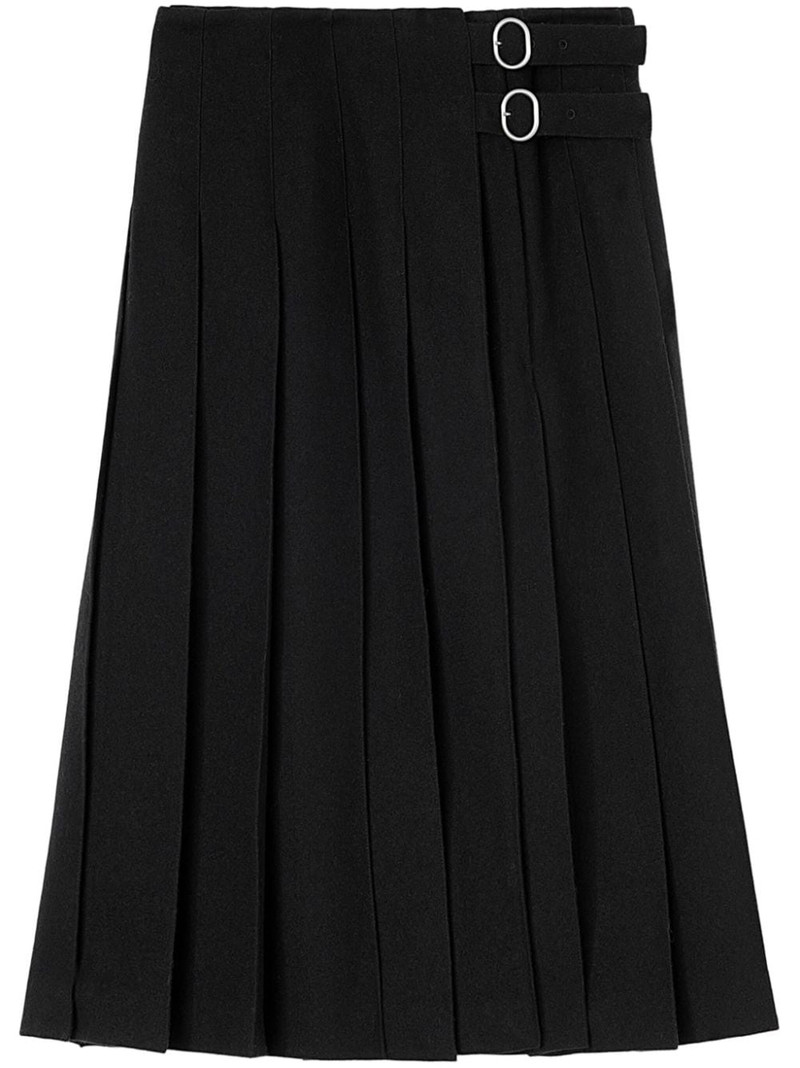 high-waist pleated midi skirt 1