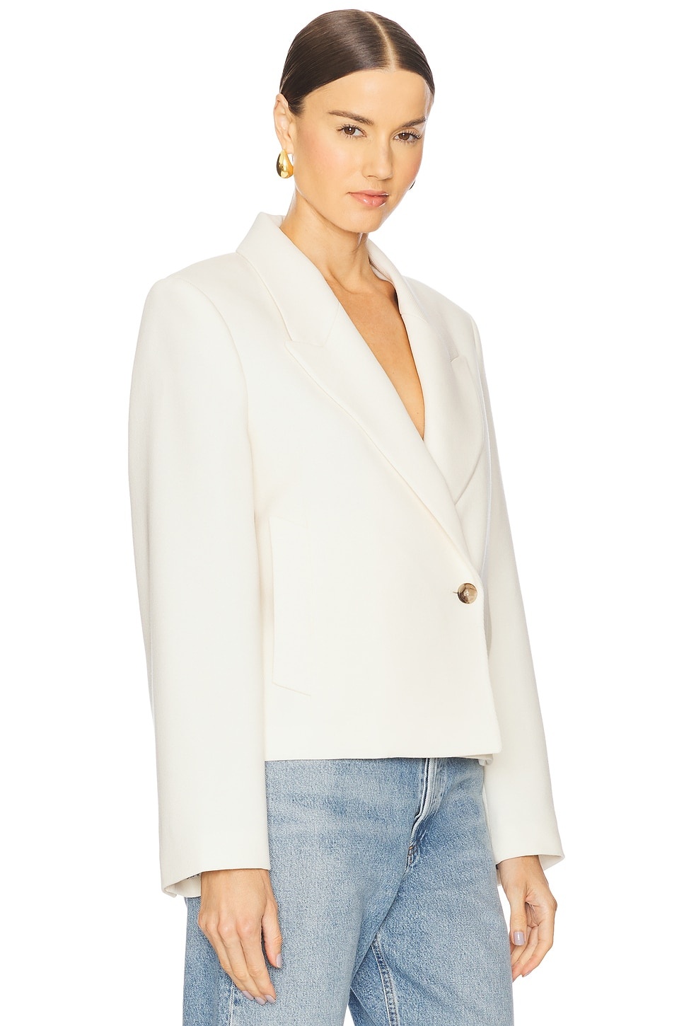Coren Cropped Blazer - 2