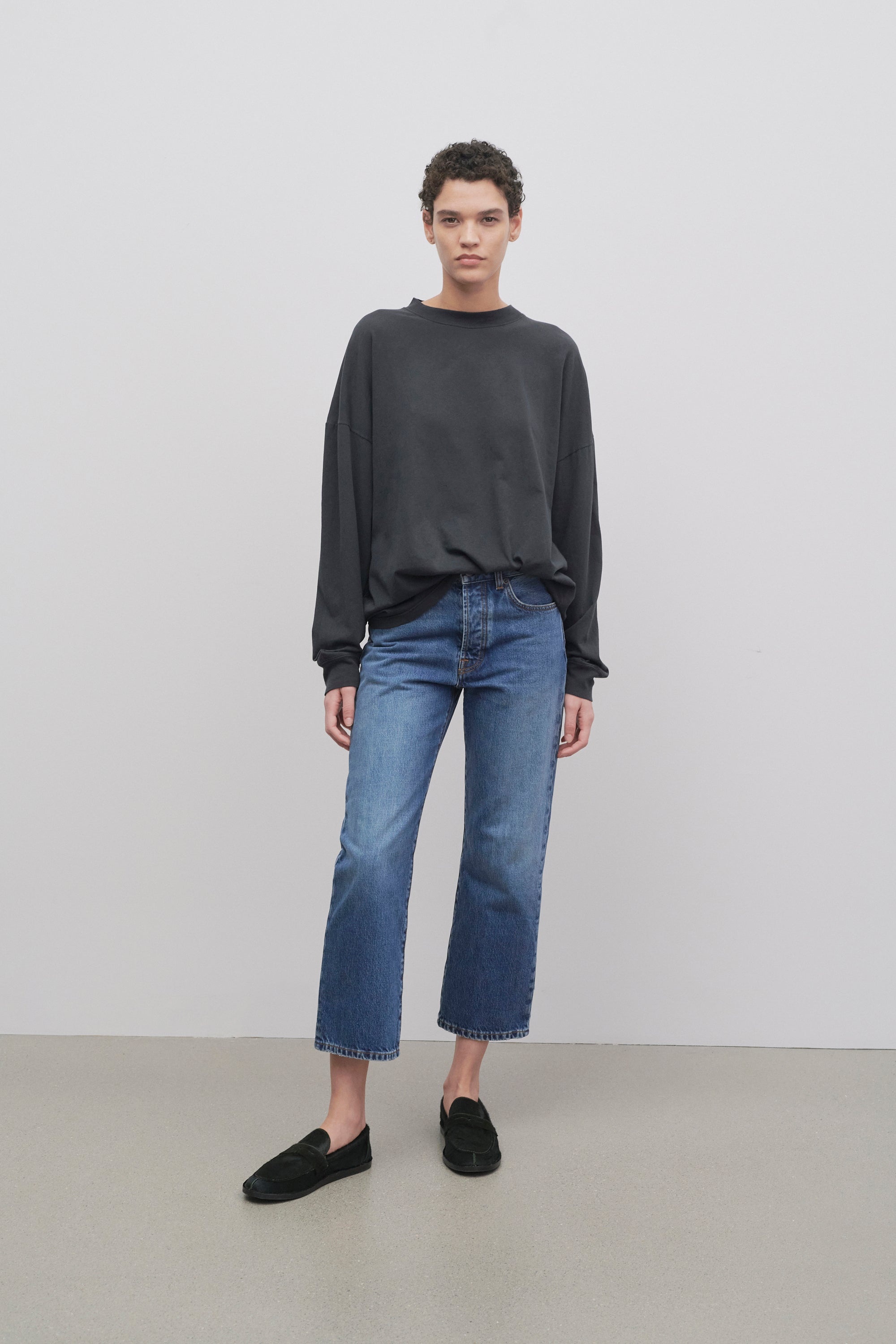 The Row 'Lesley’ jeans THE ROW Lesley cropped straight-leg jeans | NET-A-PORTER