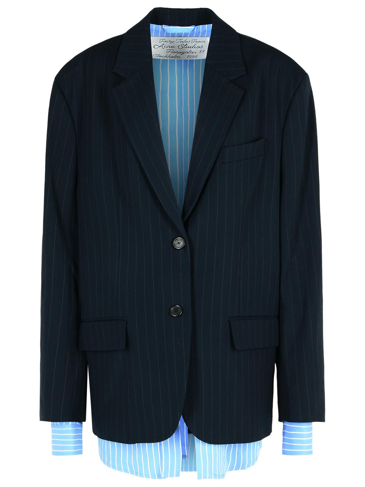 Acne Studios Blazer In Black Viscose Women - 1