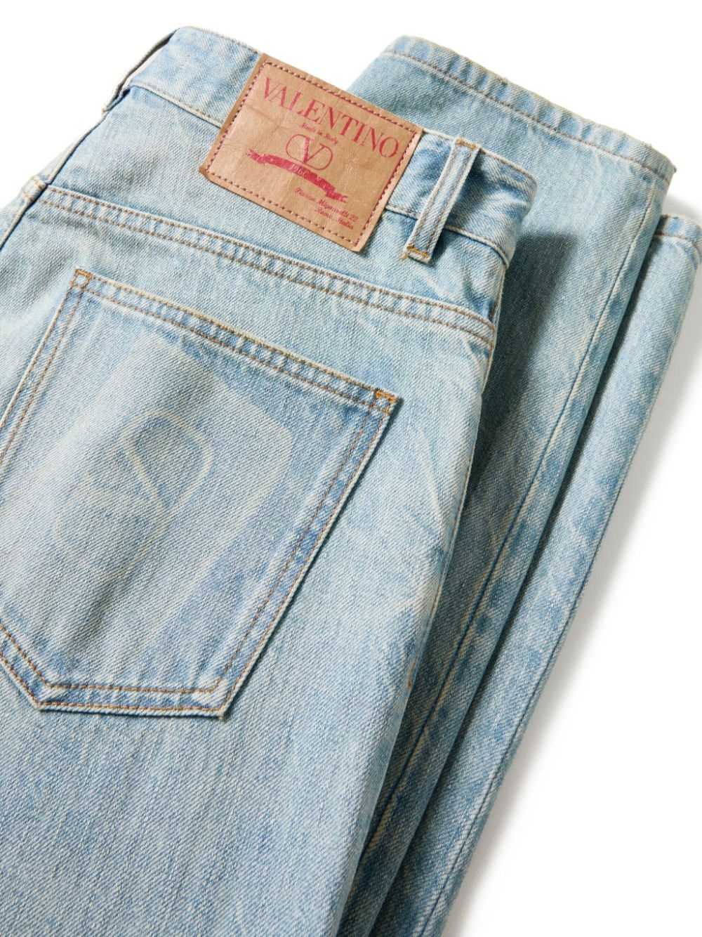mid-rise tapered jeans - 3