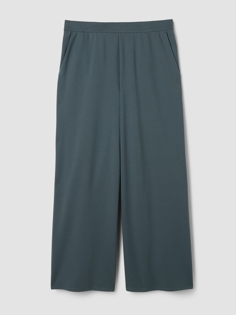 Lightweight Ponte Wide-Leg Pant 1