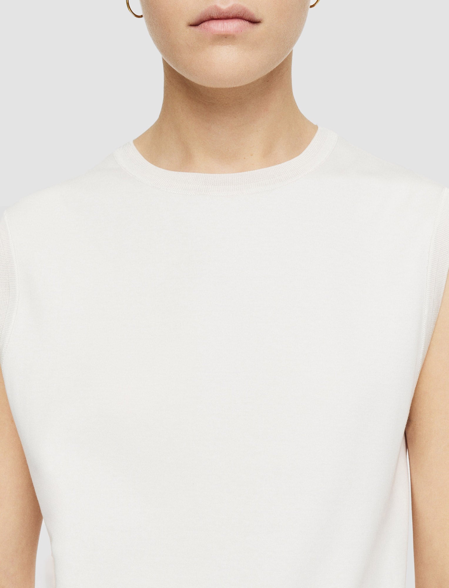 Mercerised Cotton Tank Top - 5