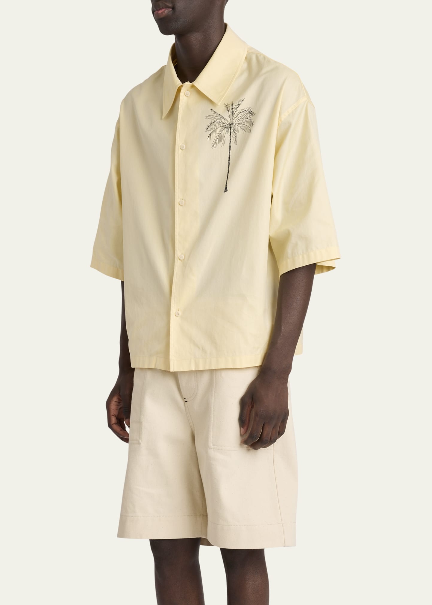 Men's La Chemise Aloe Short-Sleeve Shirt - 4